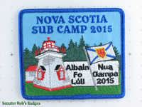 2015 - 6th Nova Scotia Jamboree Nova Scotia Subcamp [NS JAMB 06-3a]